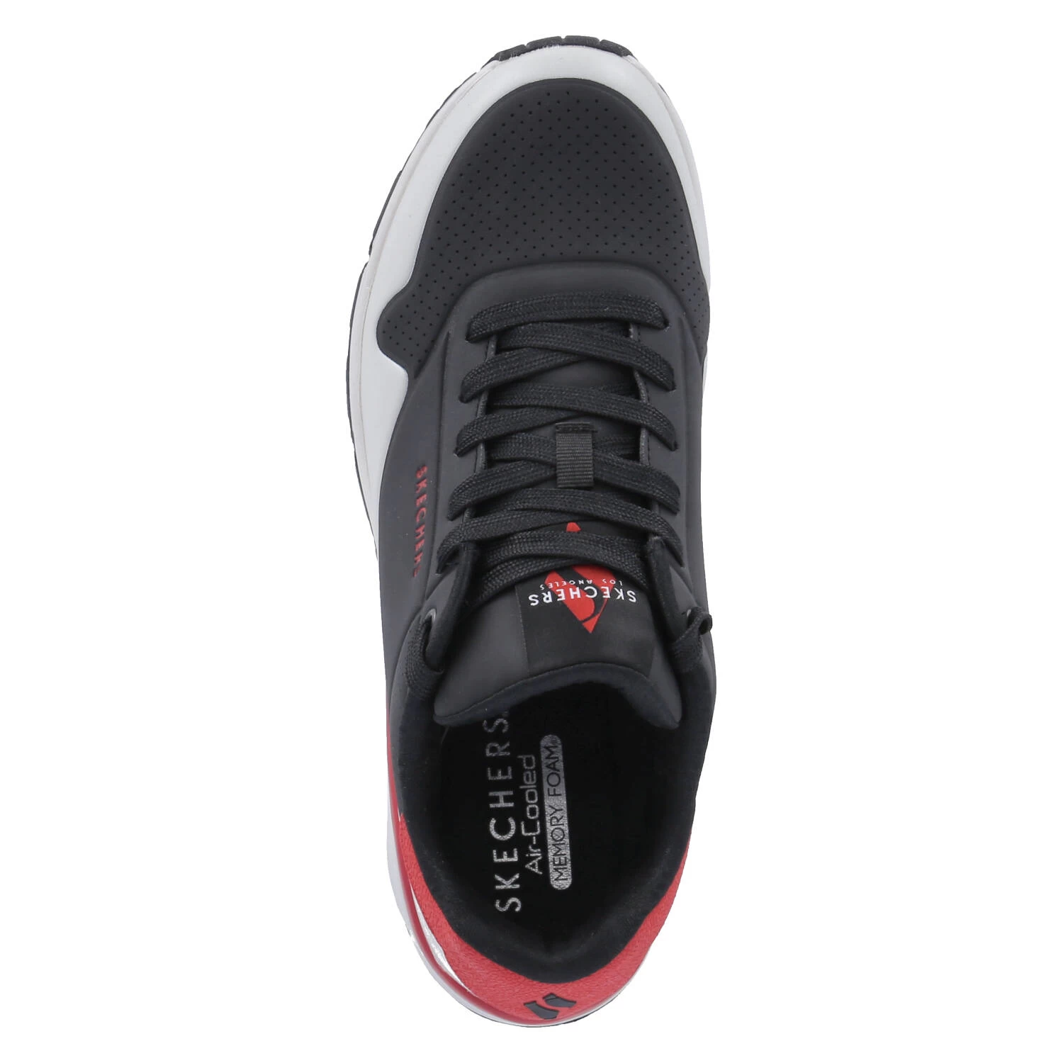 Skechers Low Sneaker BACK LIT - Black/red – Bild 6