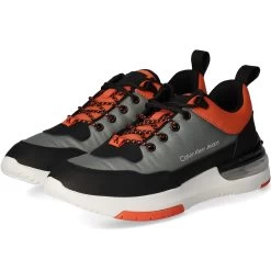 Calvin Klein Jeans Low Sneaker - Mercury/grey/coral Orange