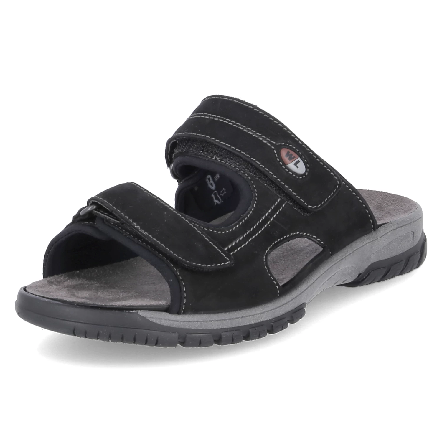 WALDLÄUFER Pantoletten HARALD - Schwarz – Bild 2
