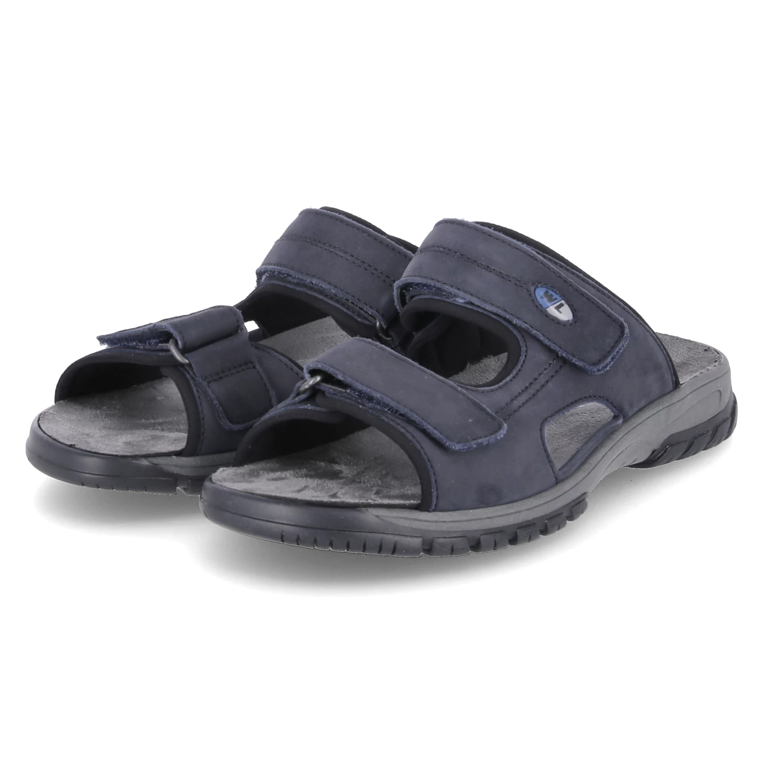 WALDLÄUFER Pantoletten HARALD - Marine