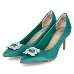 Tamaris Pumps - Green Satin