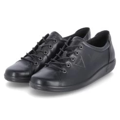 ECCO Halbschuhe SOFT 2.0 - Black With Black Sole