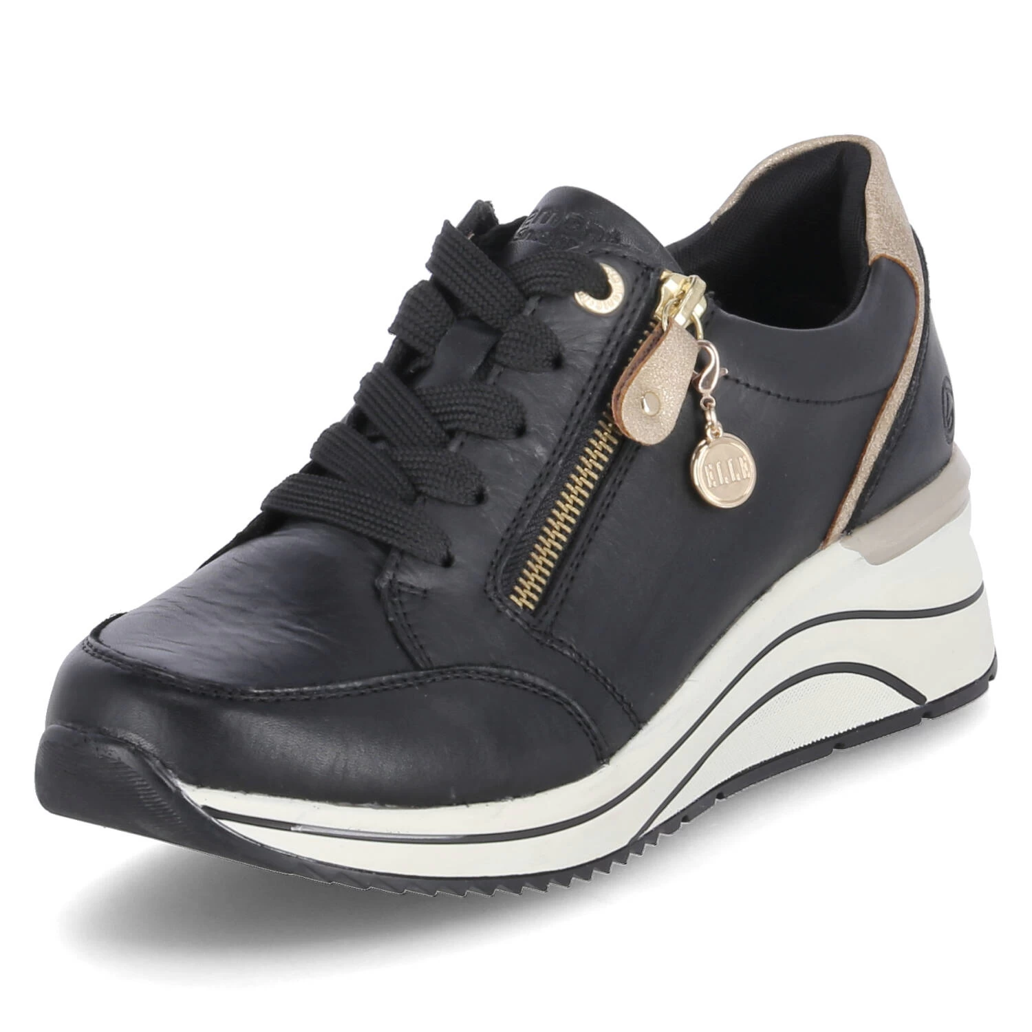 Remonte Low Sneaker - Schwarz Kombi – Bild 2