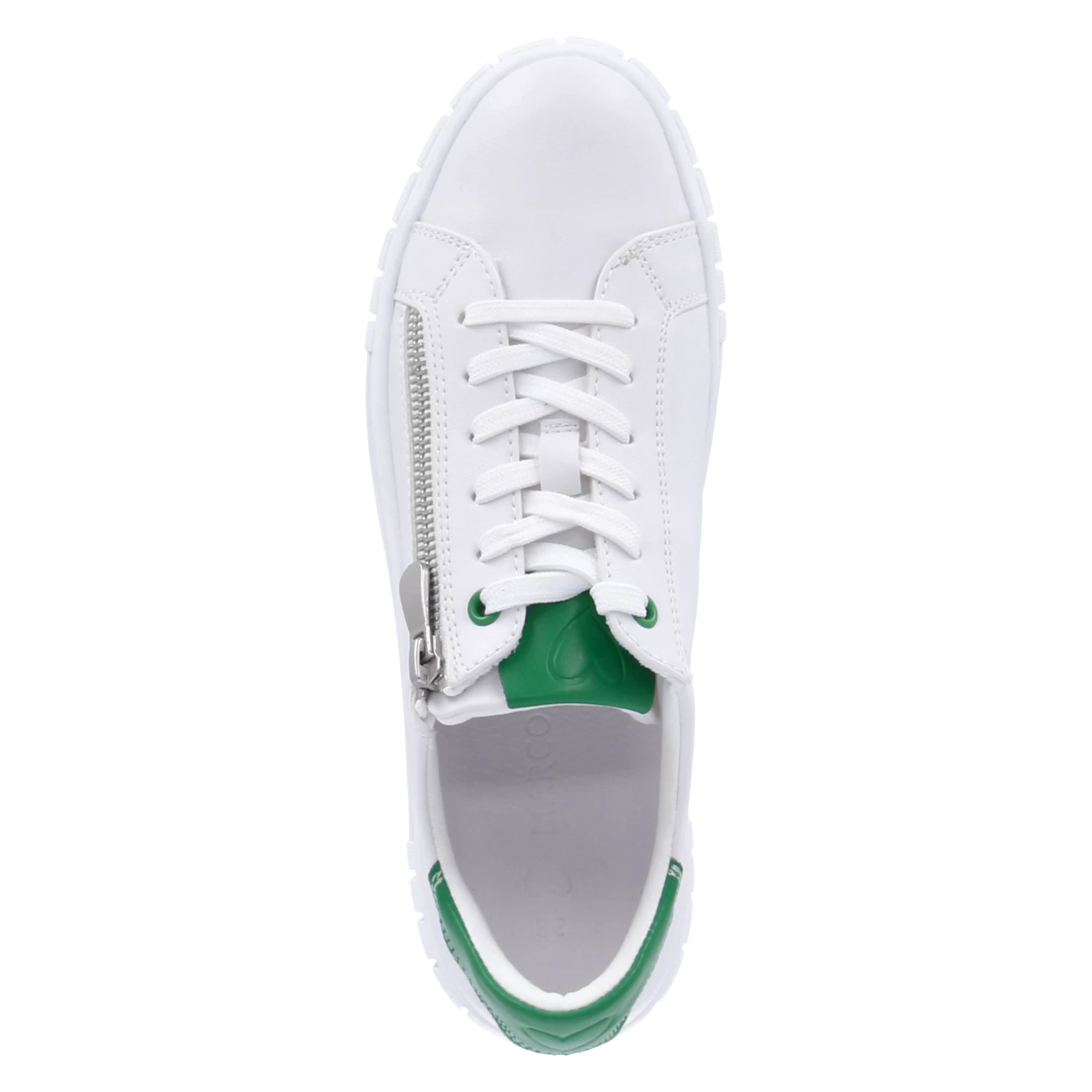 Marco Tozzi Low Sneaker - White/green – Bild 6