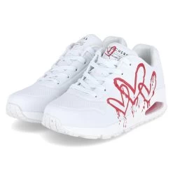 Skechers Low Sneaker DRIPPING IN LOVE - White/red