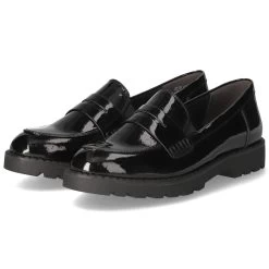 Tamaris Slipper - Blk Patent Str