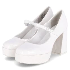 Tamaris Mary Janes - White