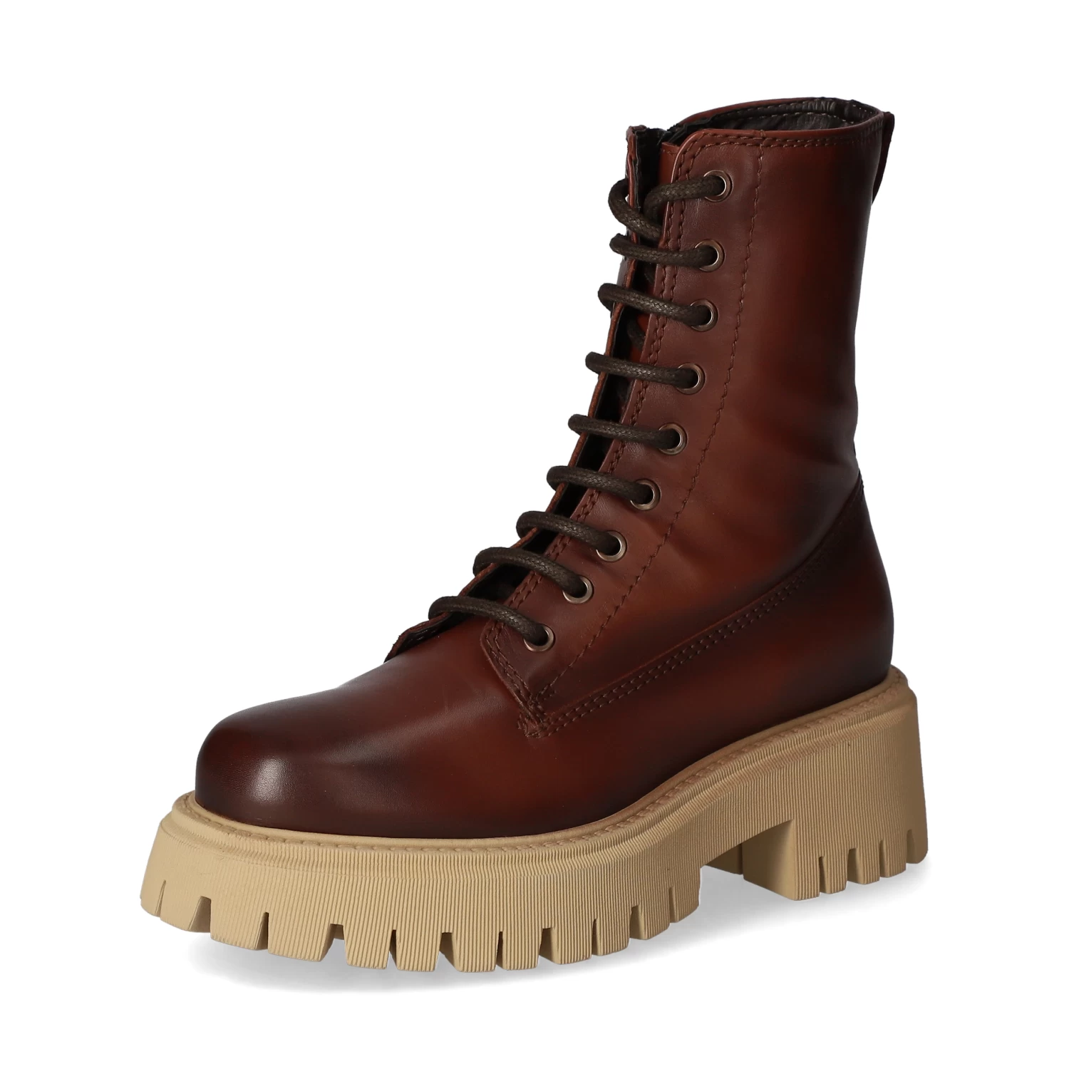 Tamaris Schnürstiefeletten - Cafe/beige – Bild 2