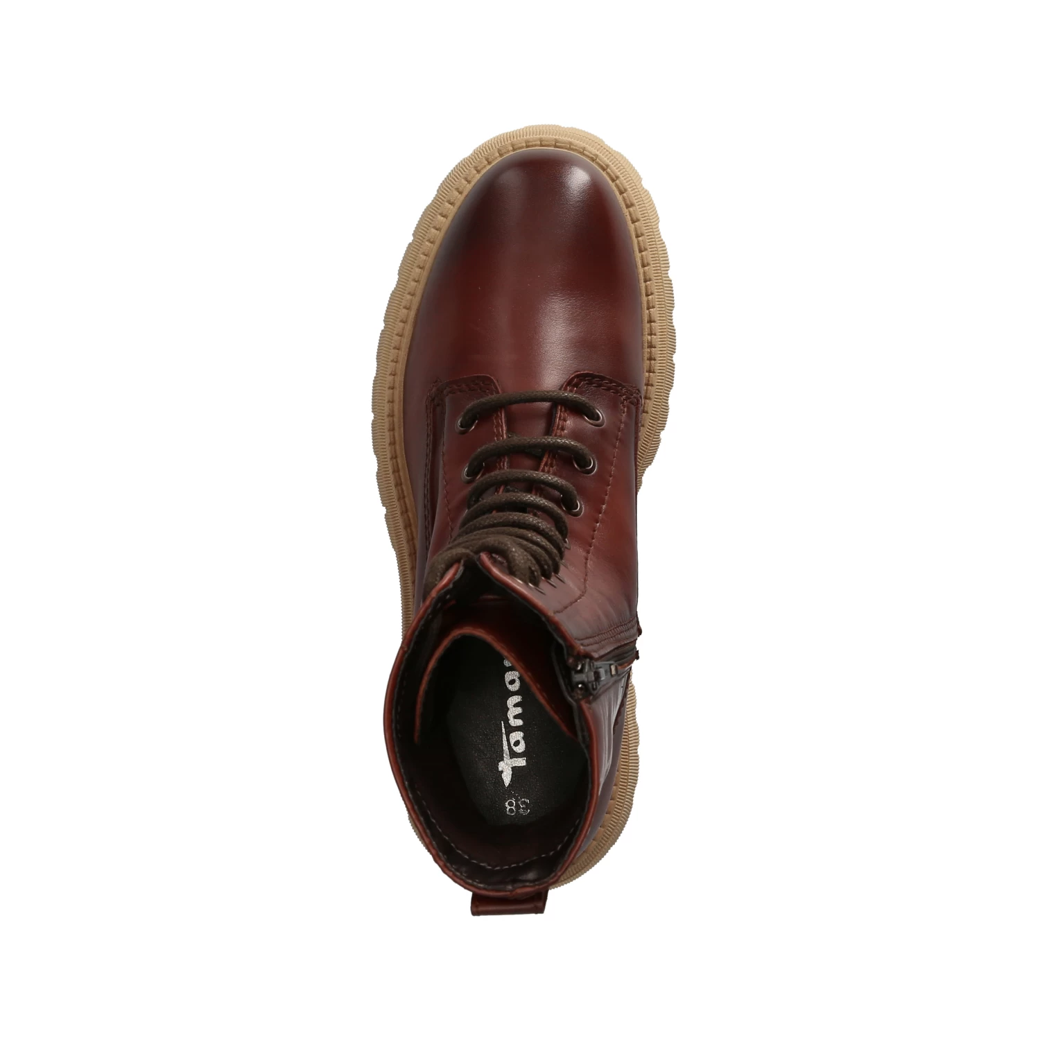 Tamaris Schnürstiefeletten - Cafe/beige – Bild 6