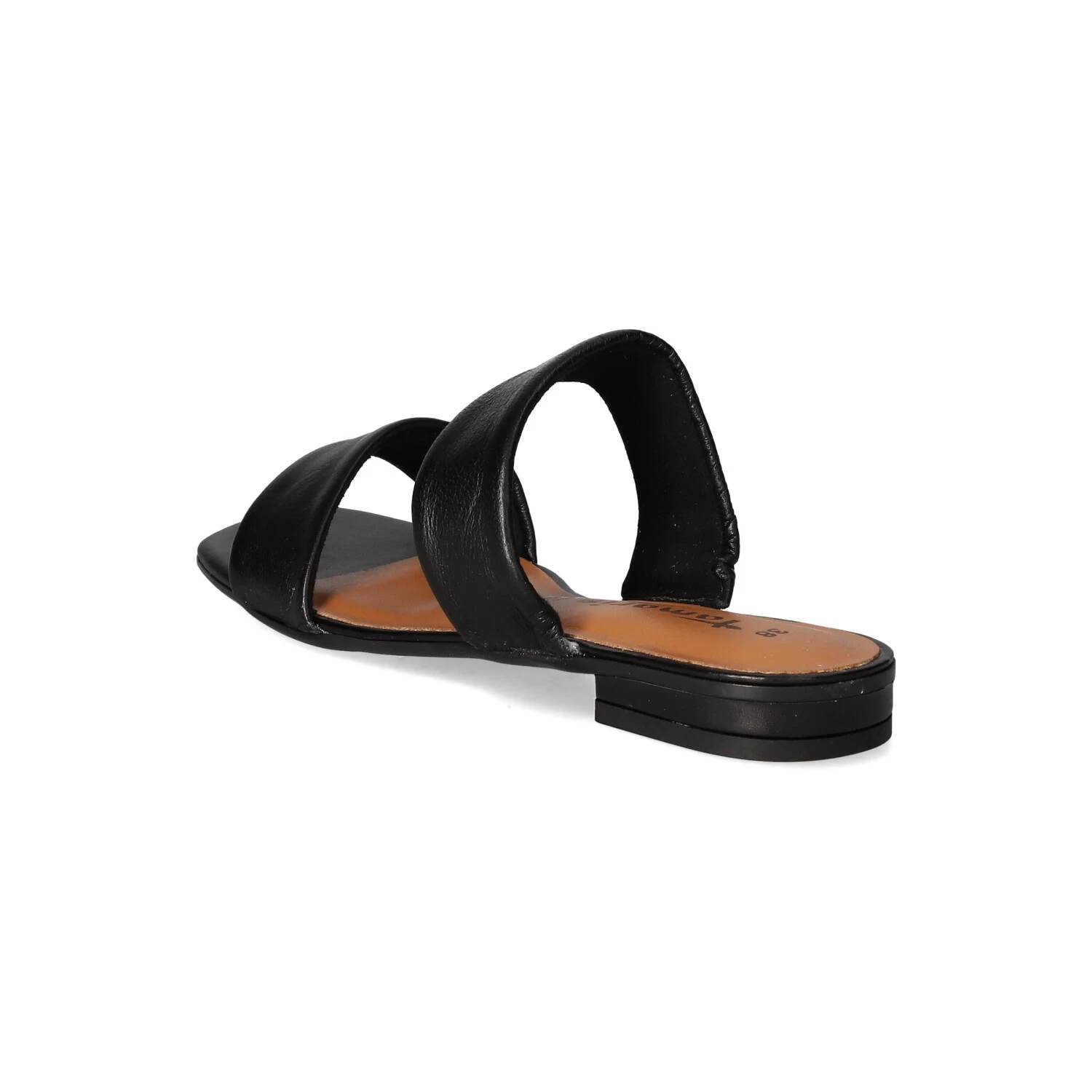 Tamaris Pantoletten - Black Leather – Bild 3