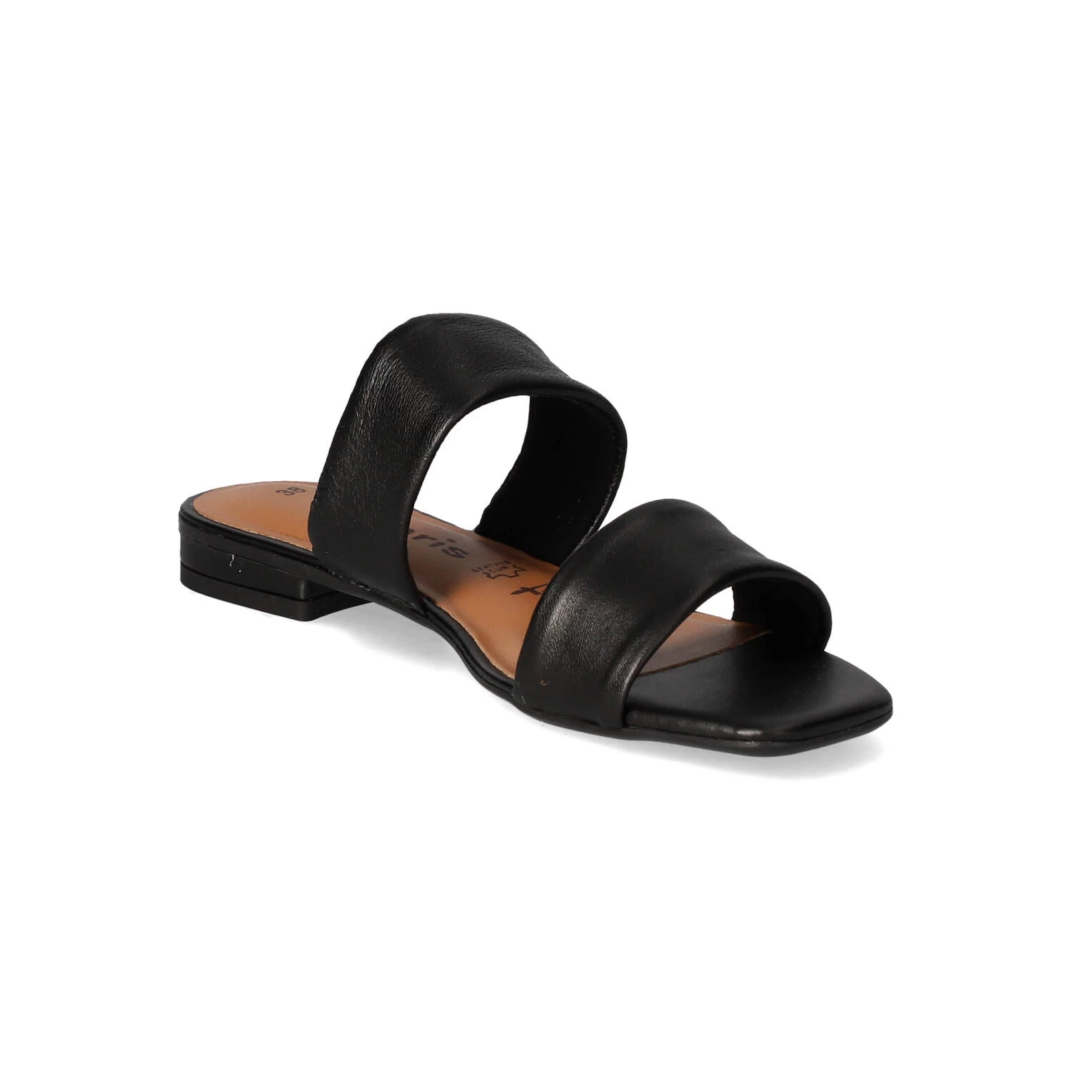 Tamaris Pantoletten - Black Leather – Bild 5