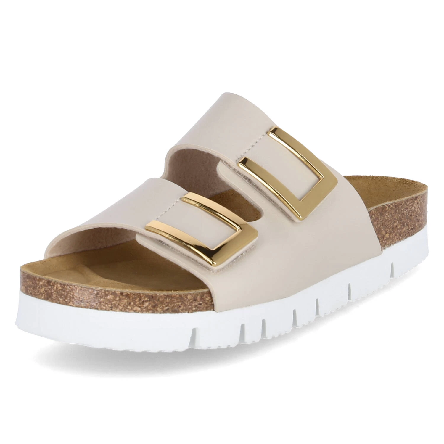 Pantoletten - Beige – Bild 2