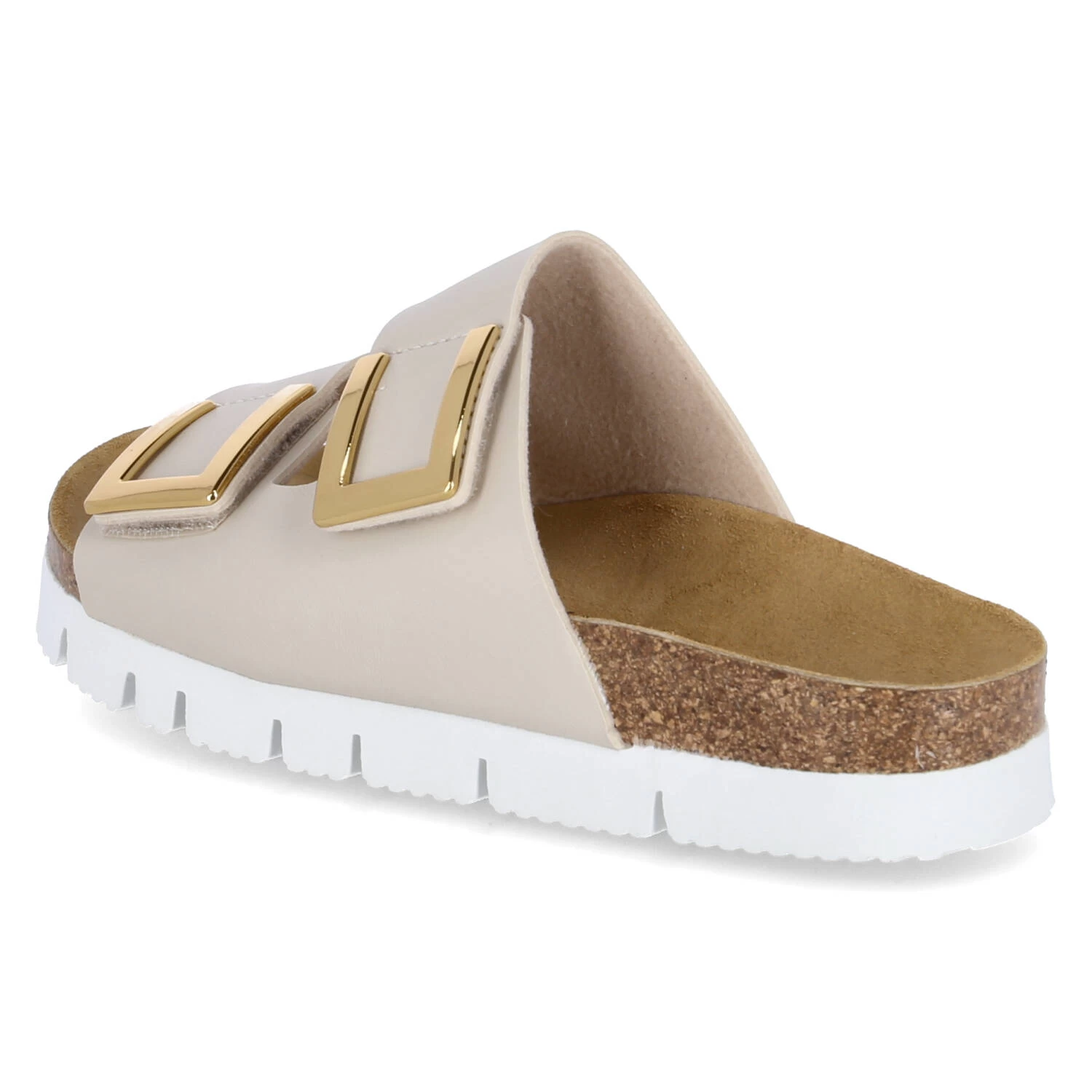 Pantoletten - Beige – Bild 3