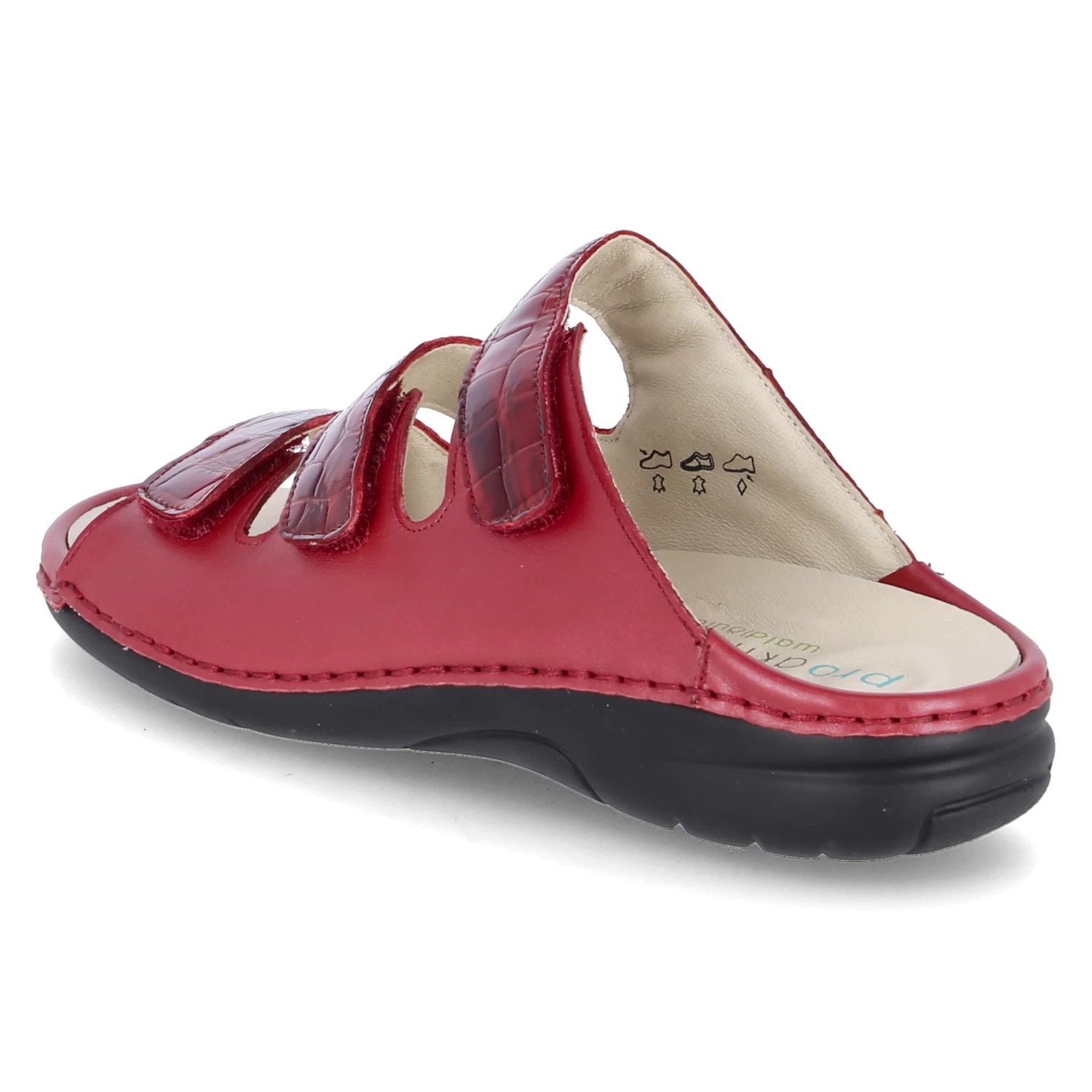 WALDLÄUFER Pantoletten GUNNA - Rot – Bild 3