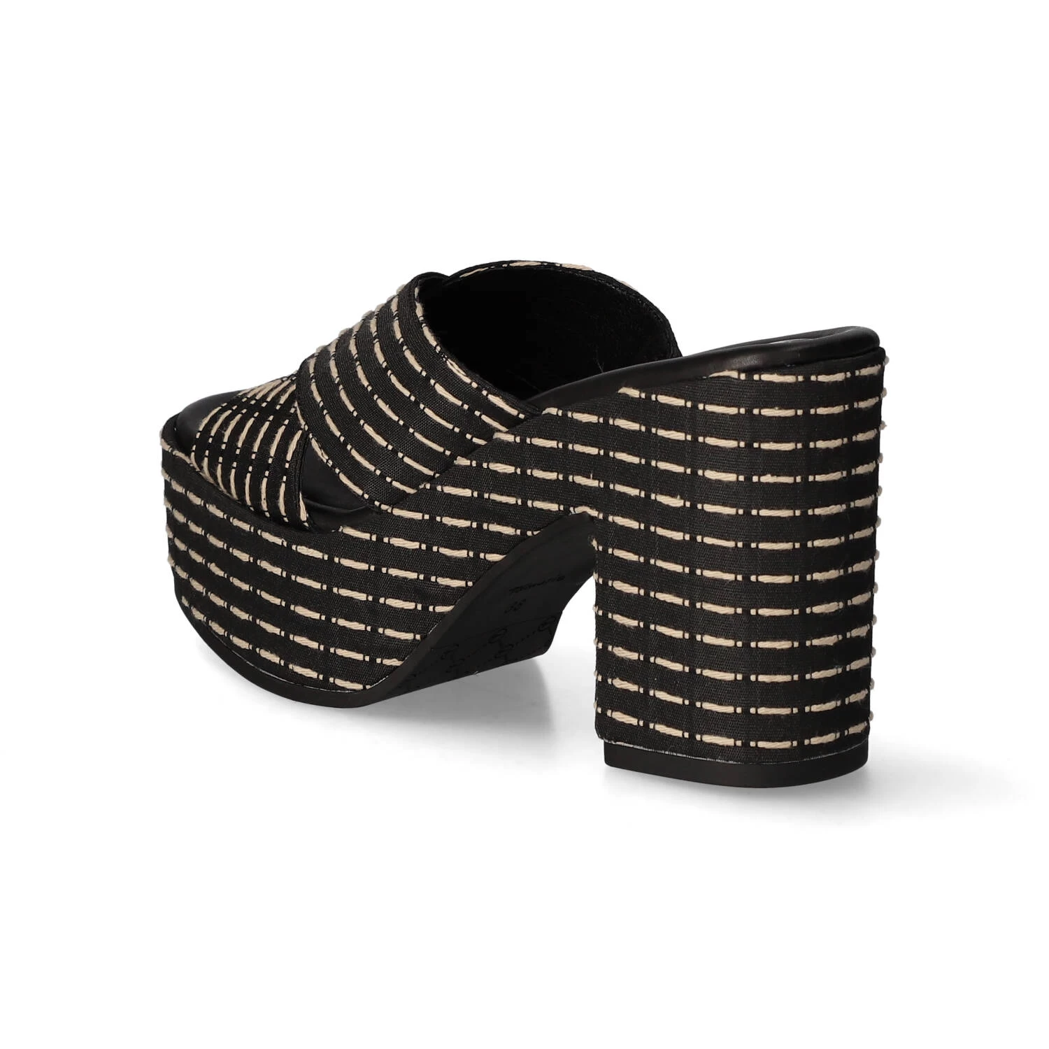 Tamaris Pantoletten - Black/beige – Bild 3