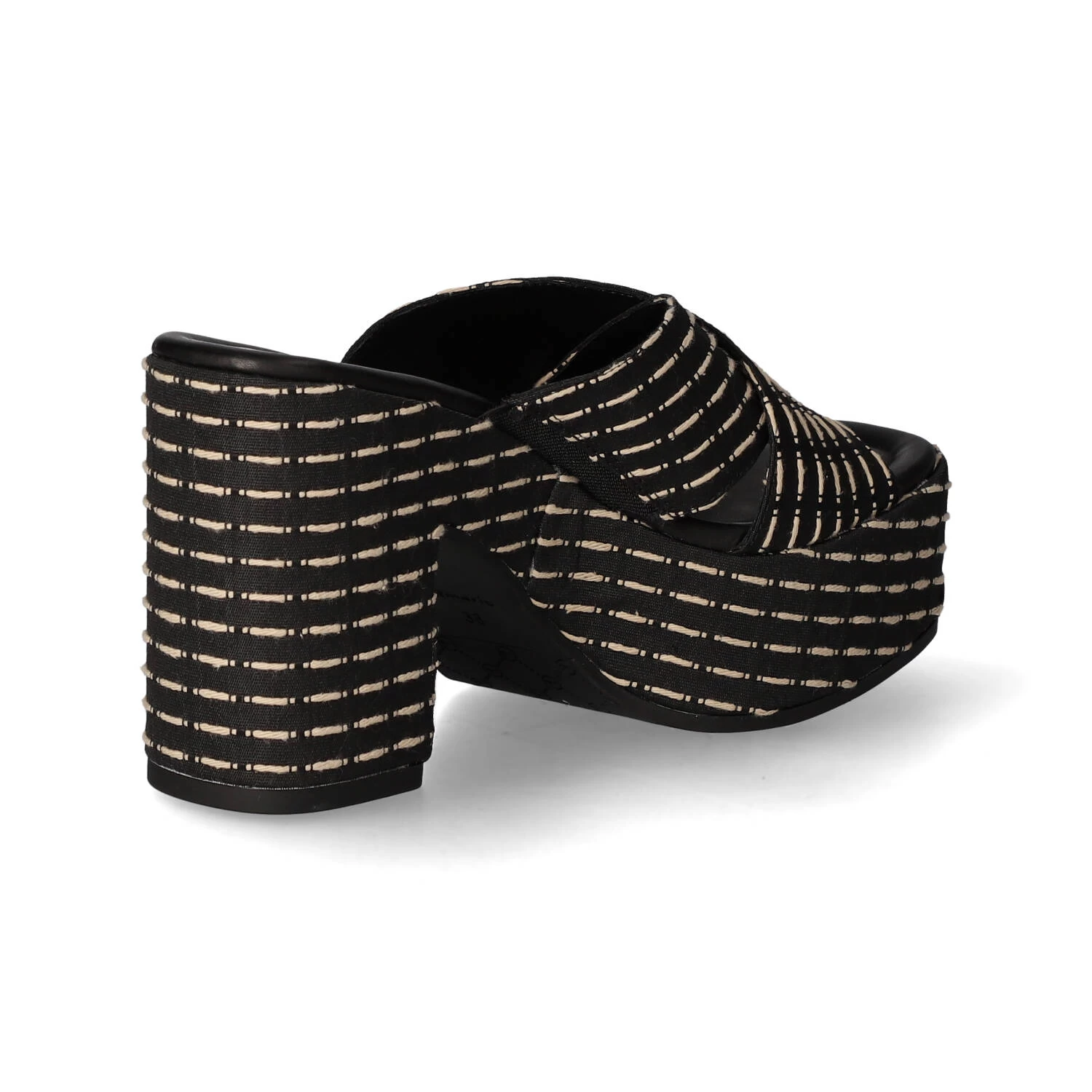 Tamaris Pantoletten - Black/beige – Bild 4