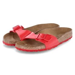 Birkenstock Pantoletten MADRID BS - Patent Cherry