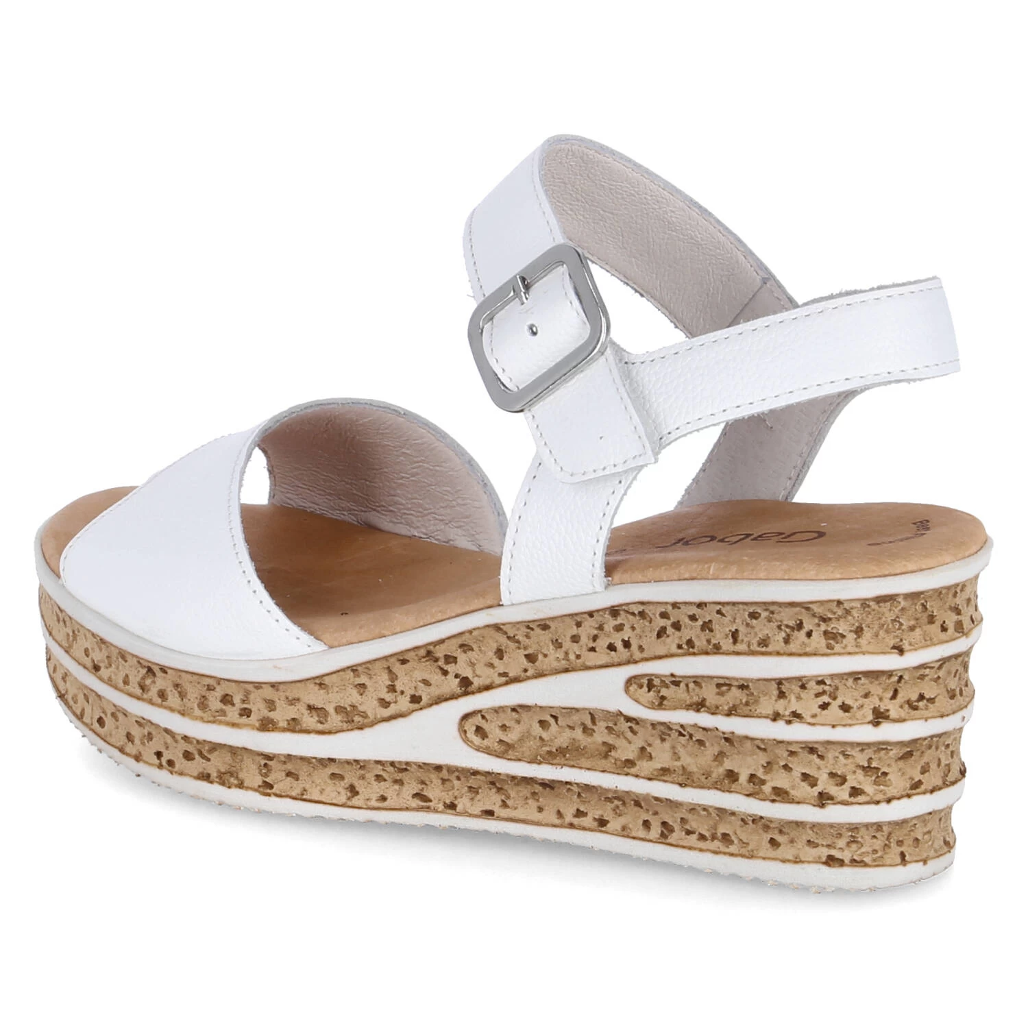 Gabor Keilsandaletten - Weiss – Bild 3