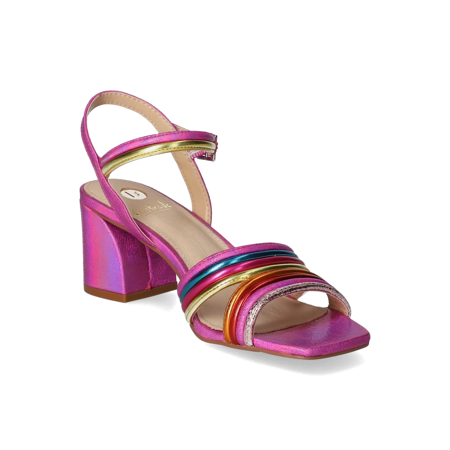 La Strada Riemchensandaletten - Fuchsia – Bild 5