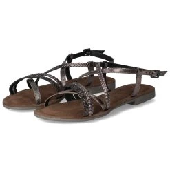 Tamaris Riemchensandalen - Pewter