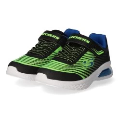 Skechers Low Sneaker MICROSPEC MAX 2.0 - Blk/blue/lime
