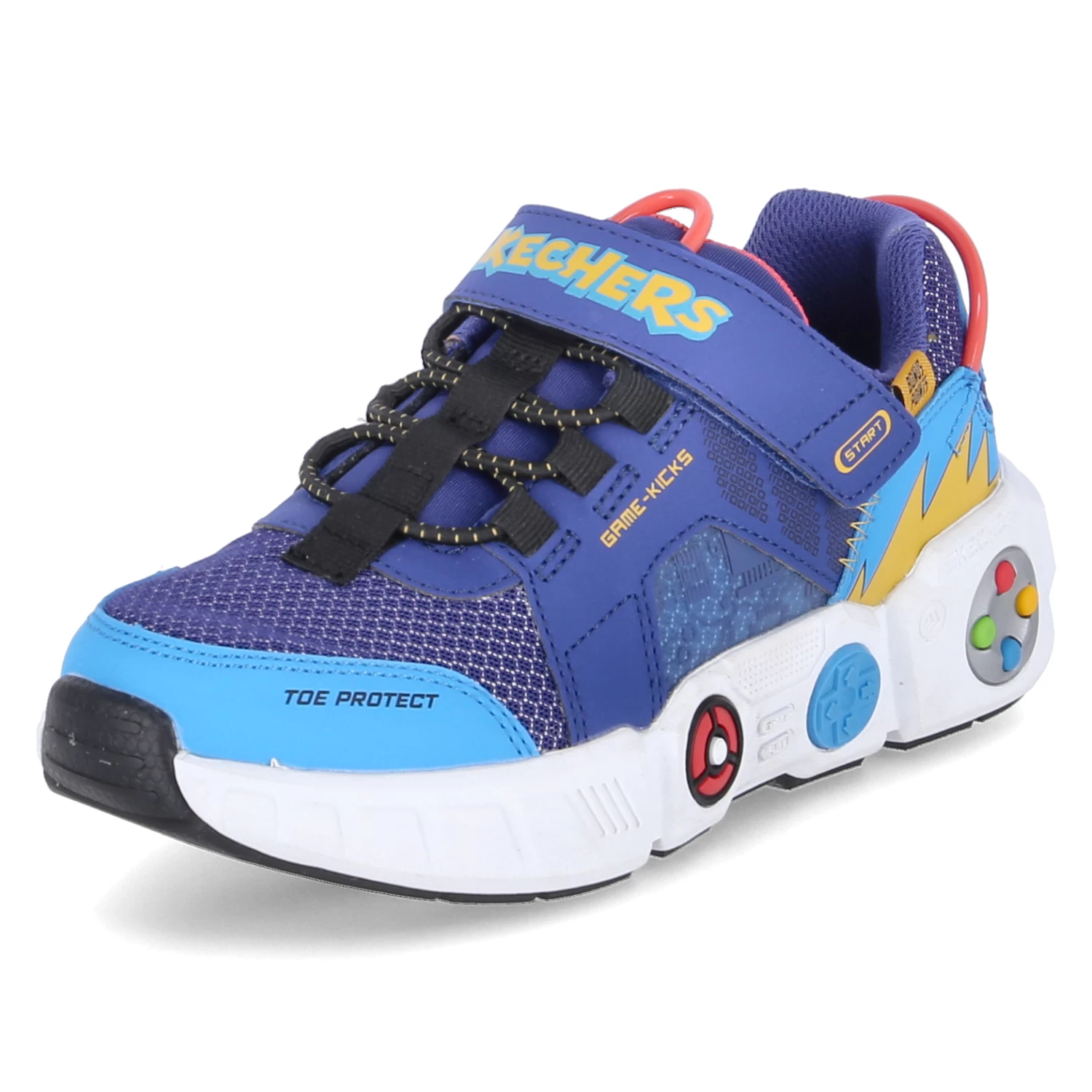 Skechers Low Sneaker GAMETRONIX - Royal/multin – Bild 2