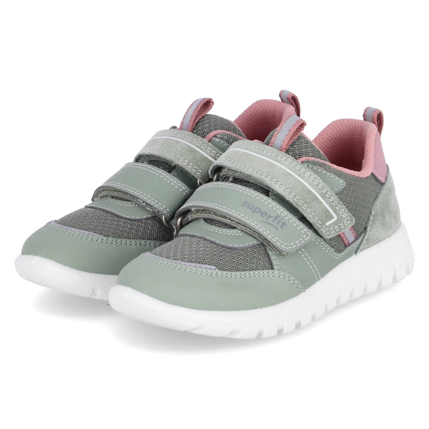 Superfit Klettschuhe SPORT7 MINI - Hellgrün/rosa