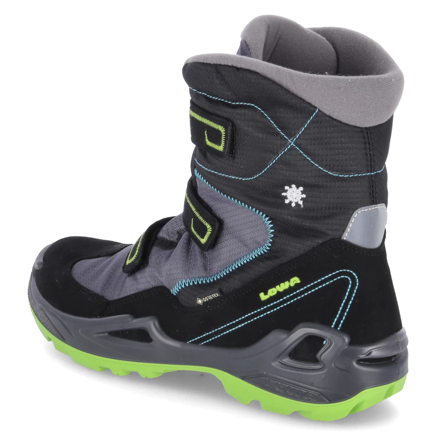 Lowa Snowboots MILO GTX - Schwarz/türkis – Bild 3