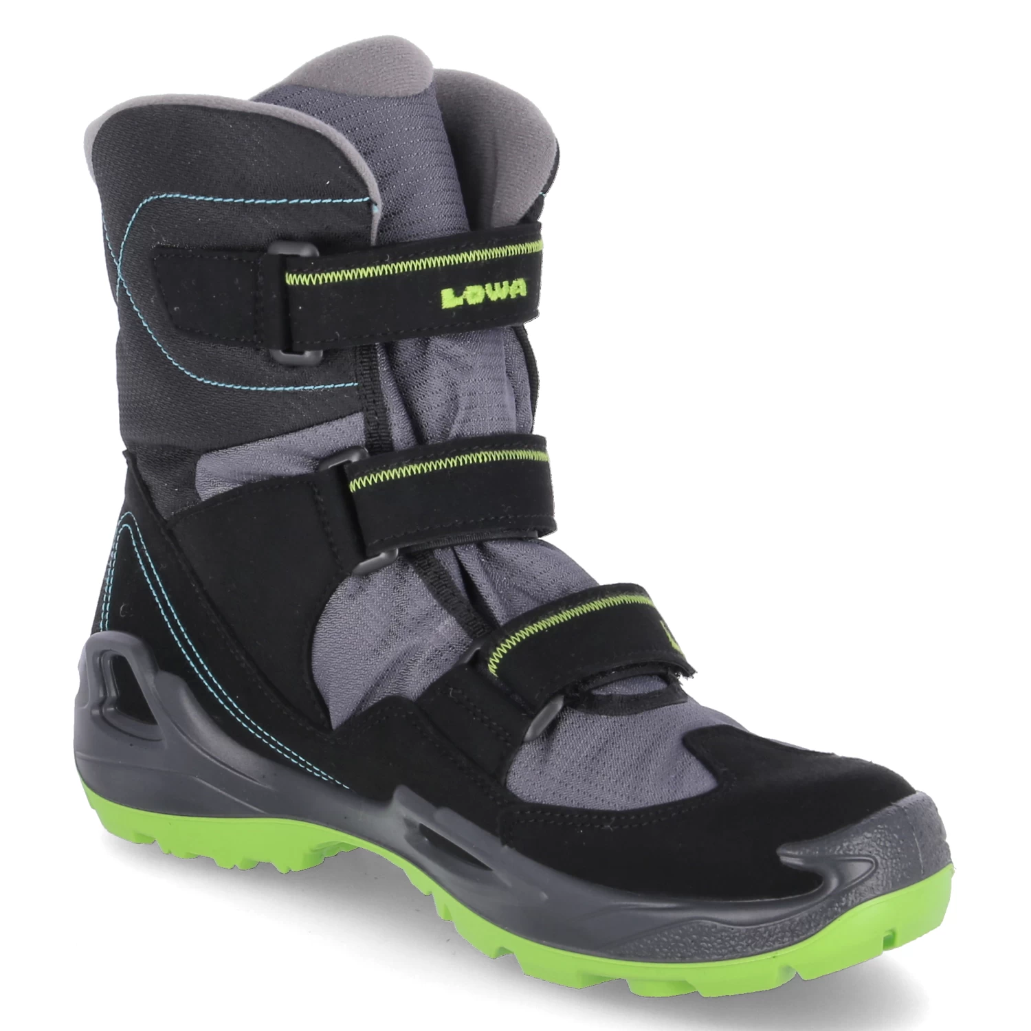 Lowa Snowboots MILO GTX - Schwarz/türkis – Bild 5