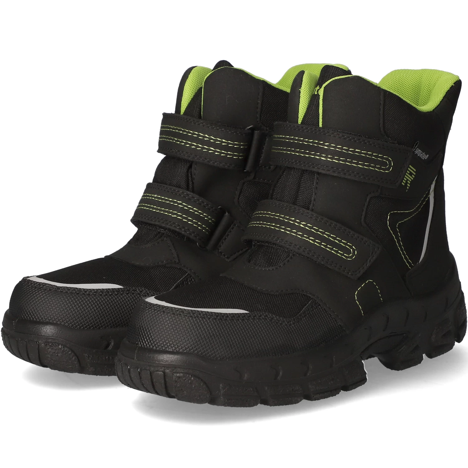 Richter Winterstiefeletten - Black/lime