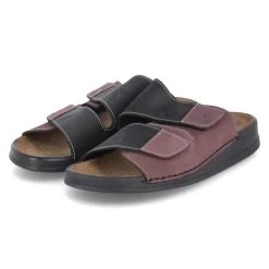 Helix Pantoletten - Schwarz/cassis