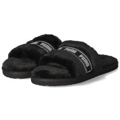 Pantoletten FLUFF - Puma Black-puma White
