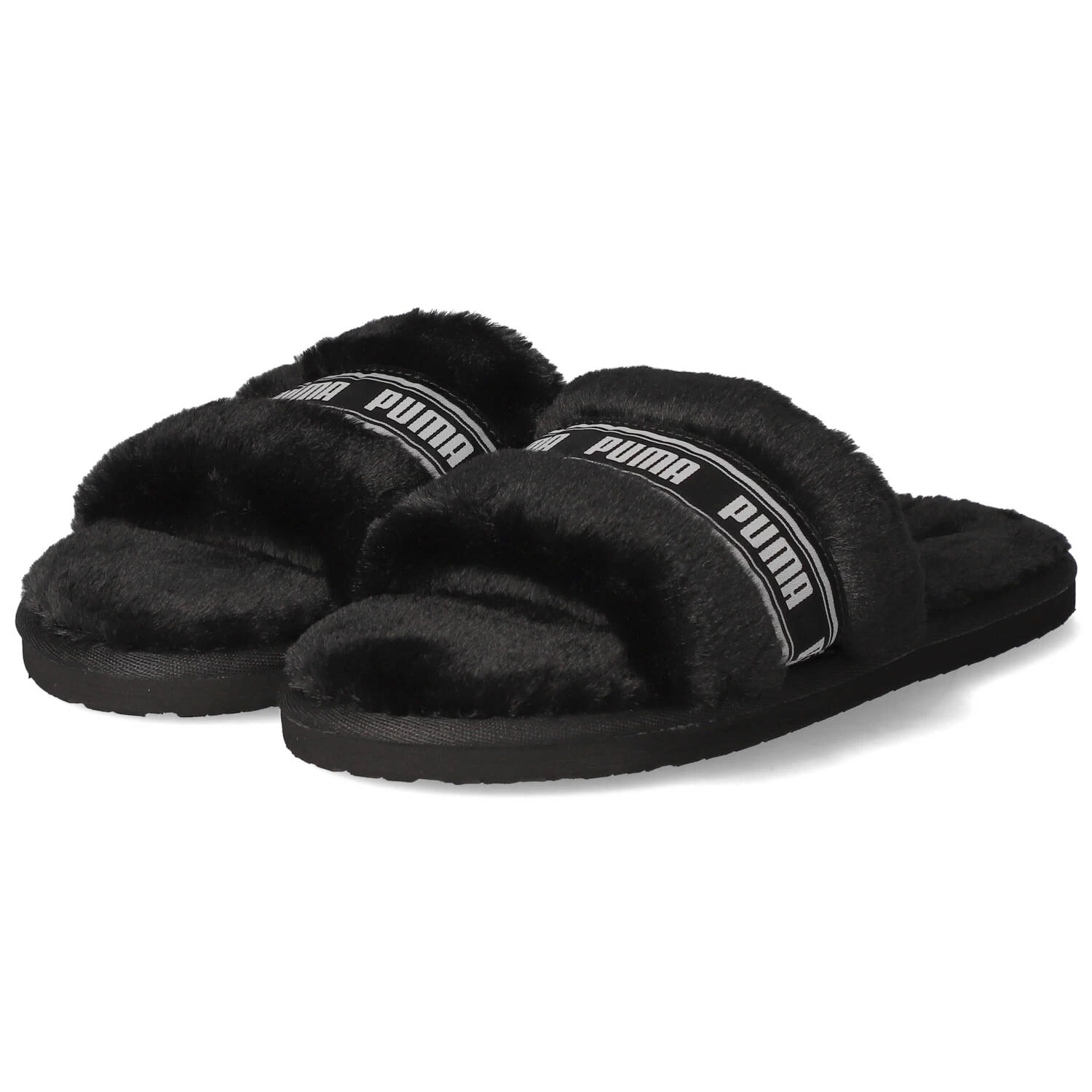 Pantoletten FLUFF - Puma Black-puma White