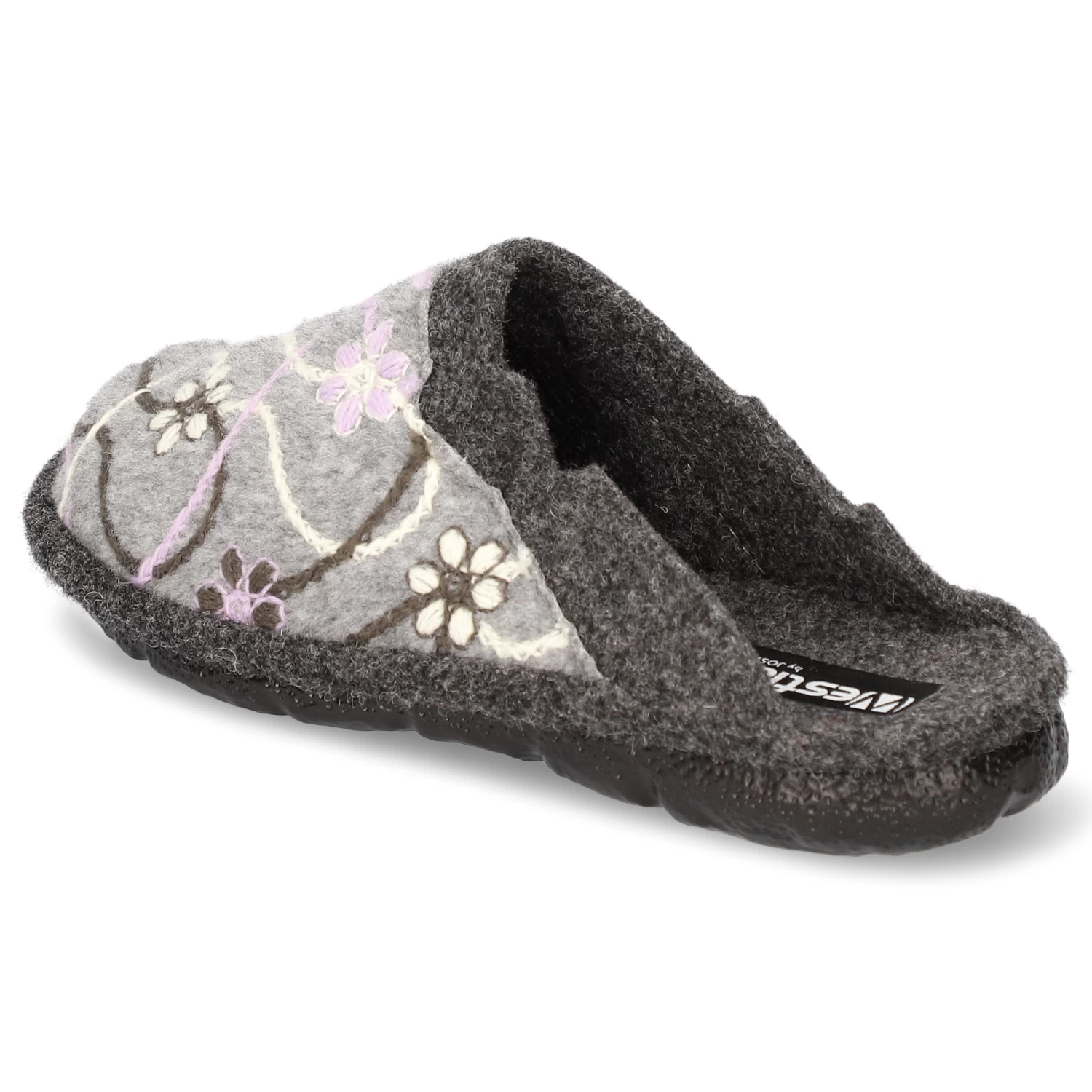 Westland Hausschuhe Lille 100 - Grau-kombi – Bild 3