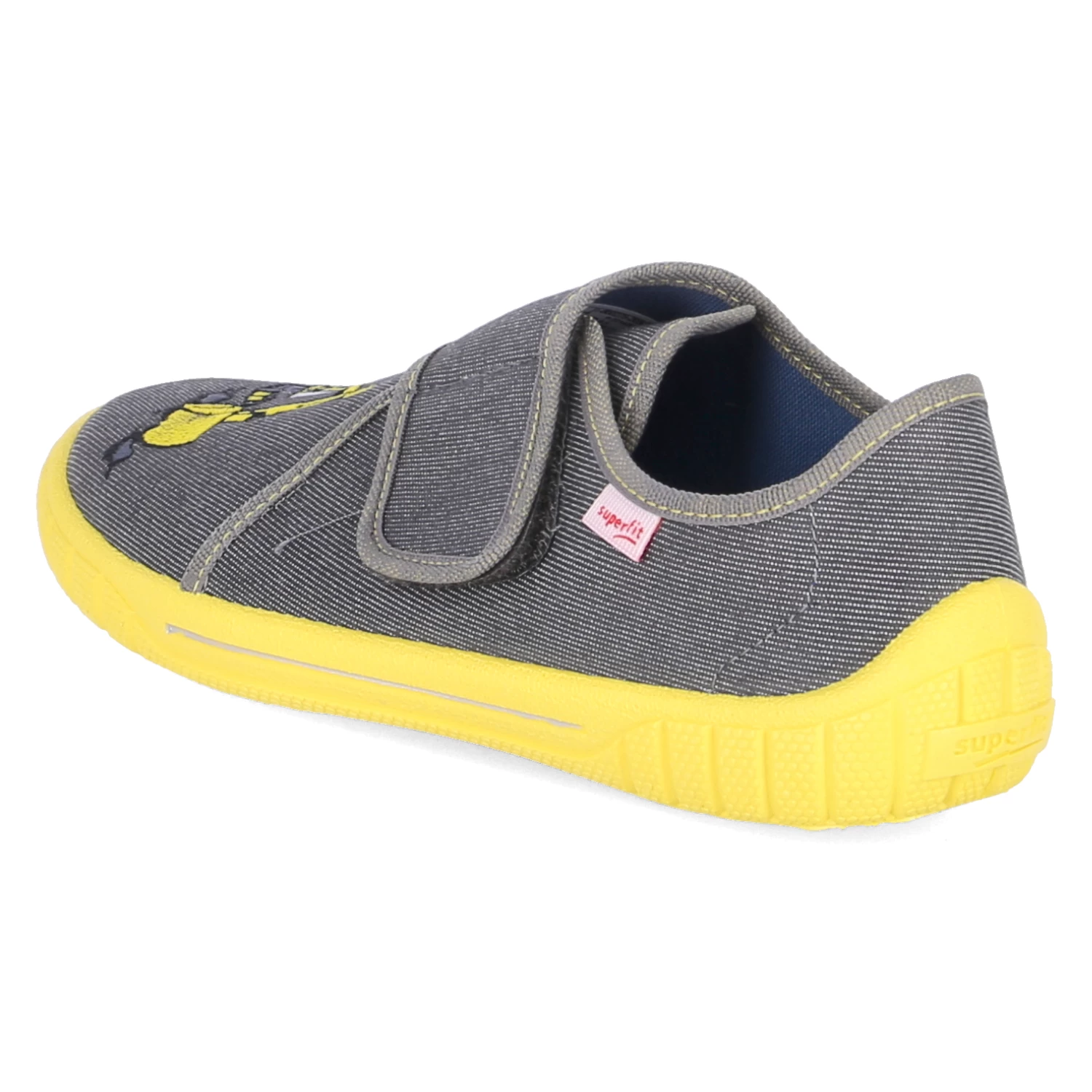 Superfit Hausschuhe BILL - Grau/gelb – Bild 3