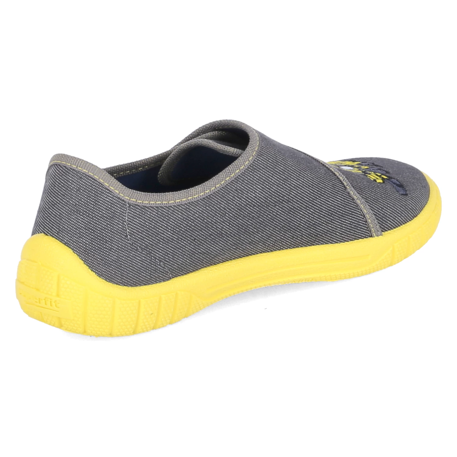 Superfit Hausschuhe BILL - Grau/gelb – Bild 4