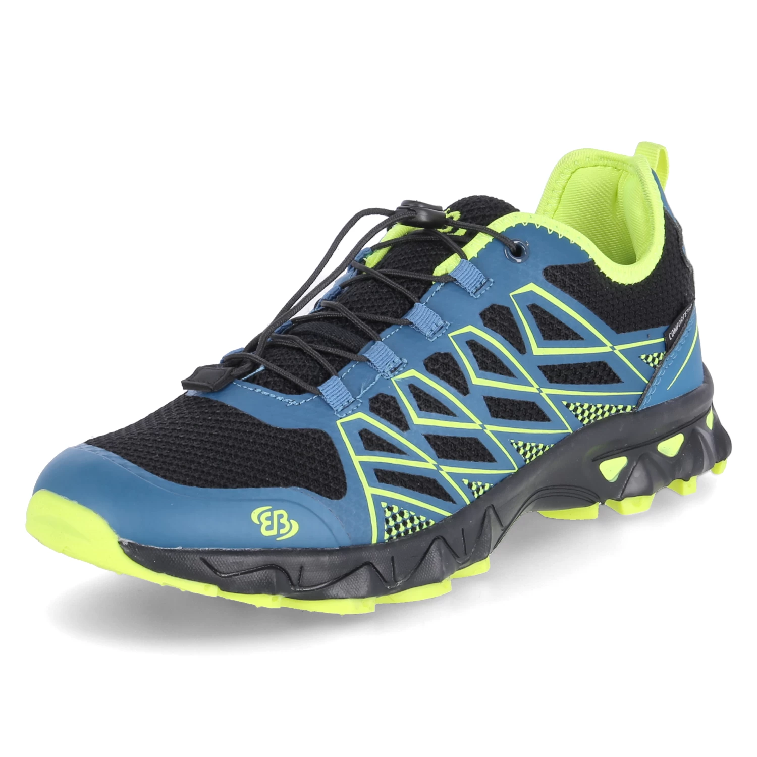 Brütting Low Sneaker MISSION - Petrol/schwarz/lemon – Bild 2