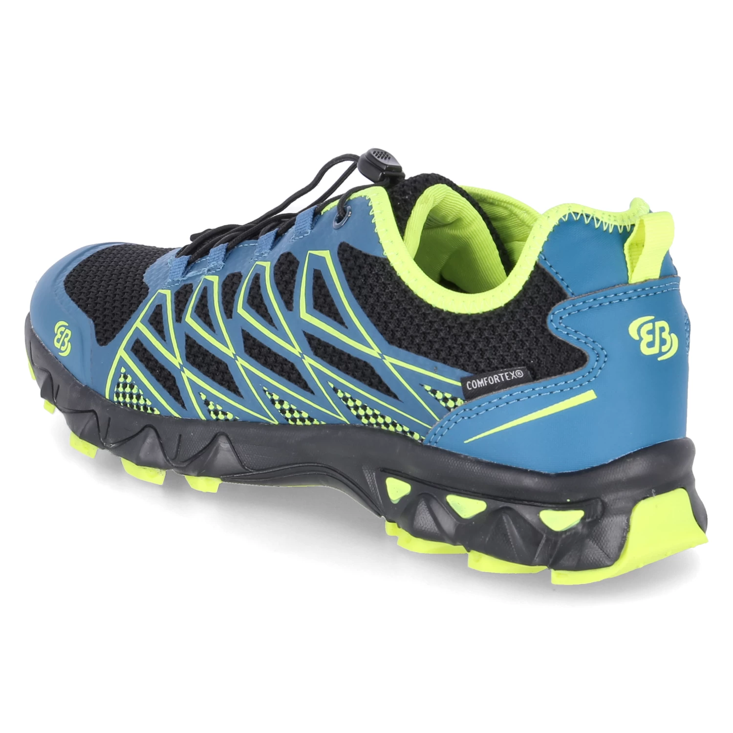 Brütting Low Sneaker MISSION - Petrol/schwarz/lemon – Bild 3