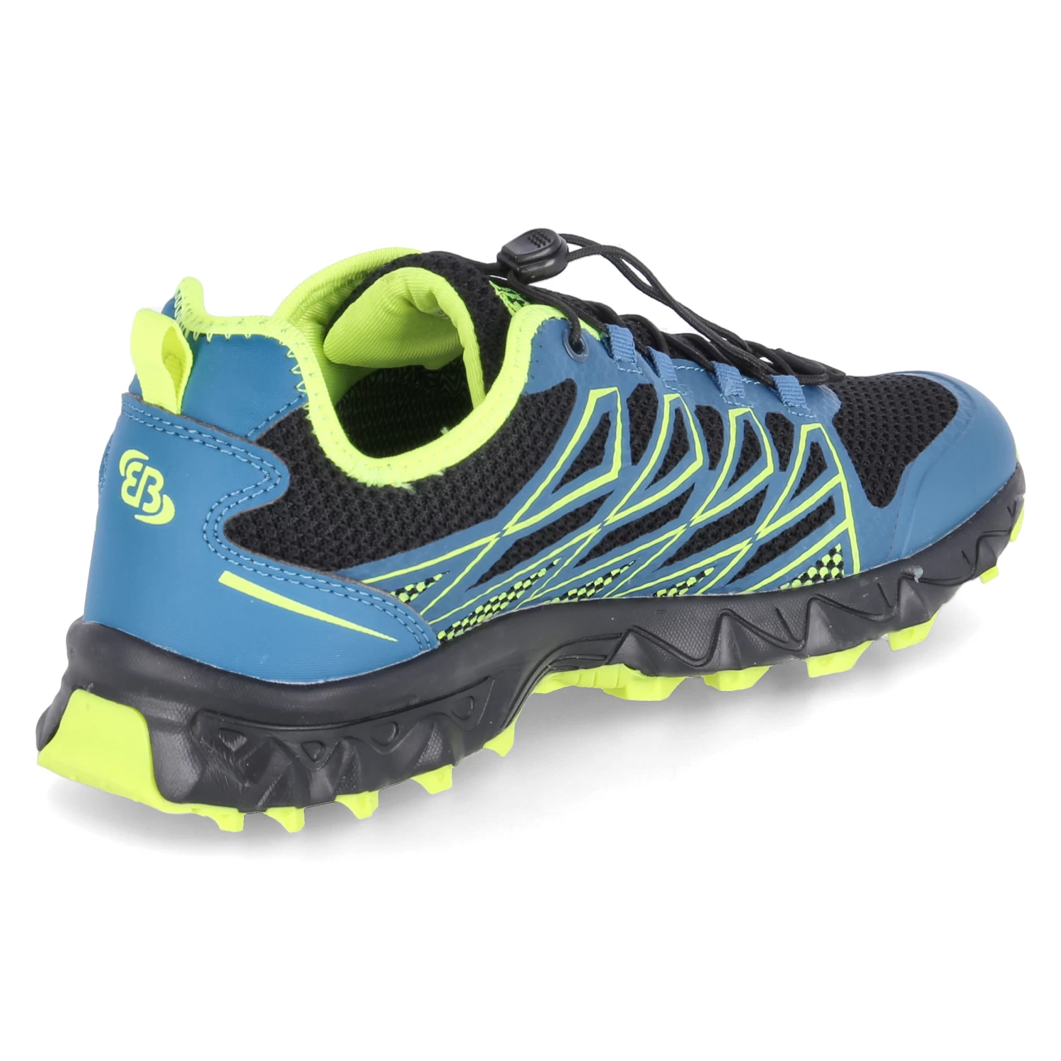 Brütting Low Sneaker MISSION - Petrol/schwarz/lemon – Bild 4