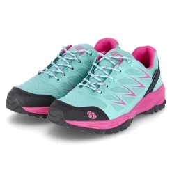 Brütting Low Sneaker NORWALK - Türkis/schwarz/pink