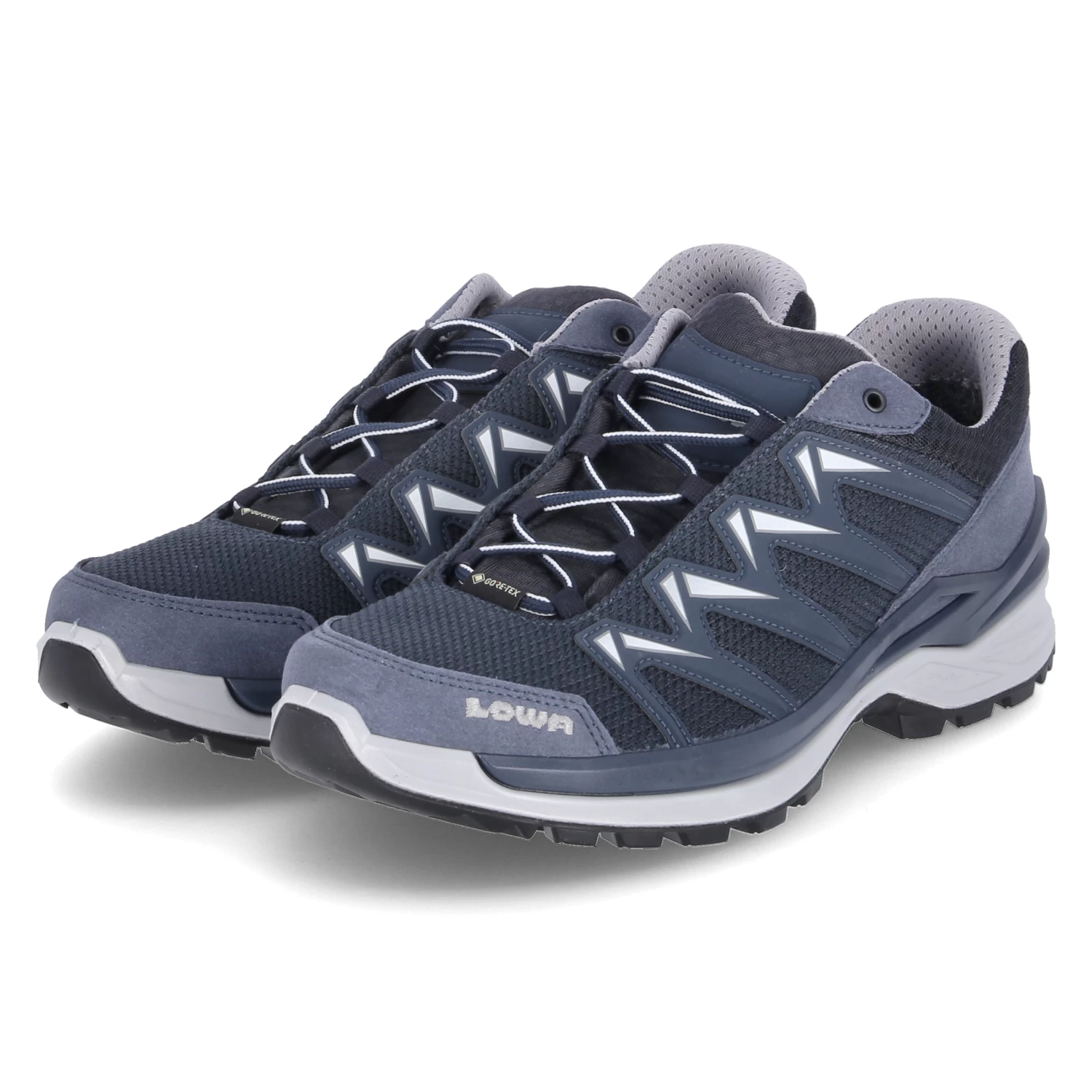 Lowa Wanderschuhe INNOX PRO GTX LO - Stahlblau/ Offwhite