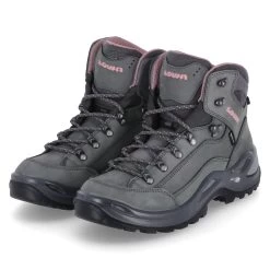 Lowa Trekkingschuhe RENEGADE GTX MID - Graphit/rosè