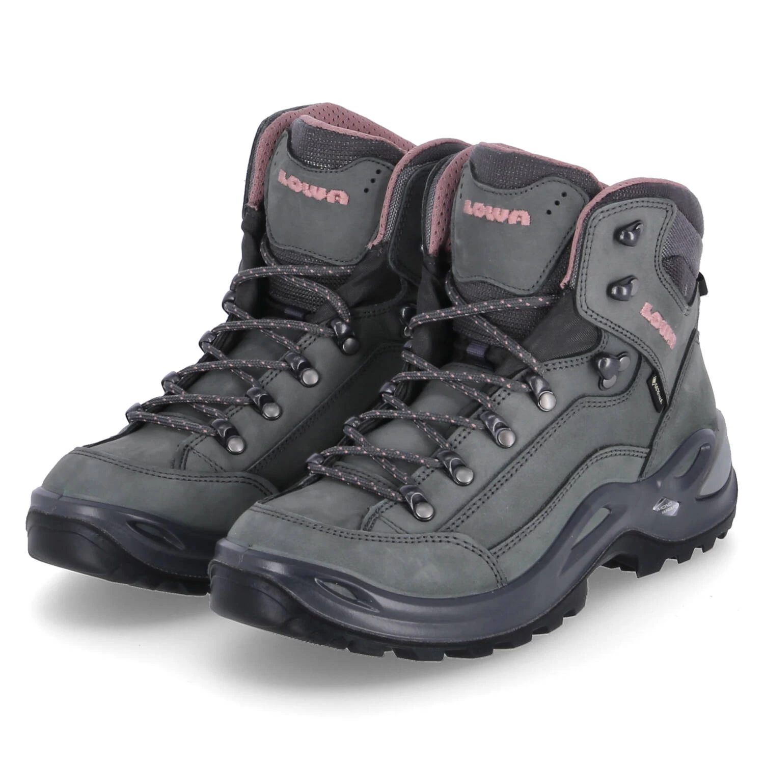 Lowa Trekkingschuhe RENEGADE GTX MID - Graphit/rosè