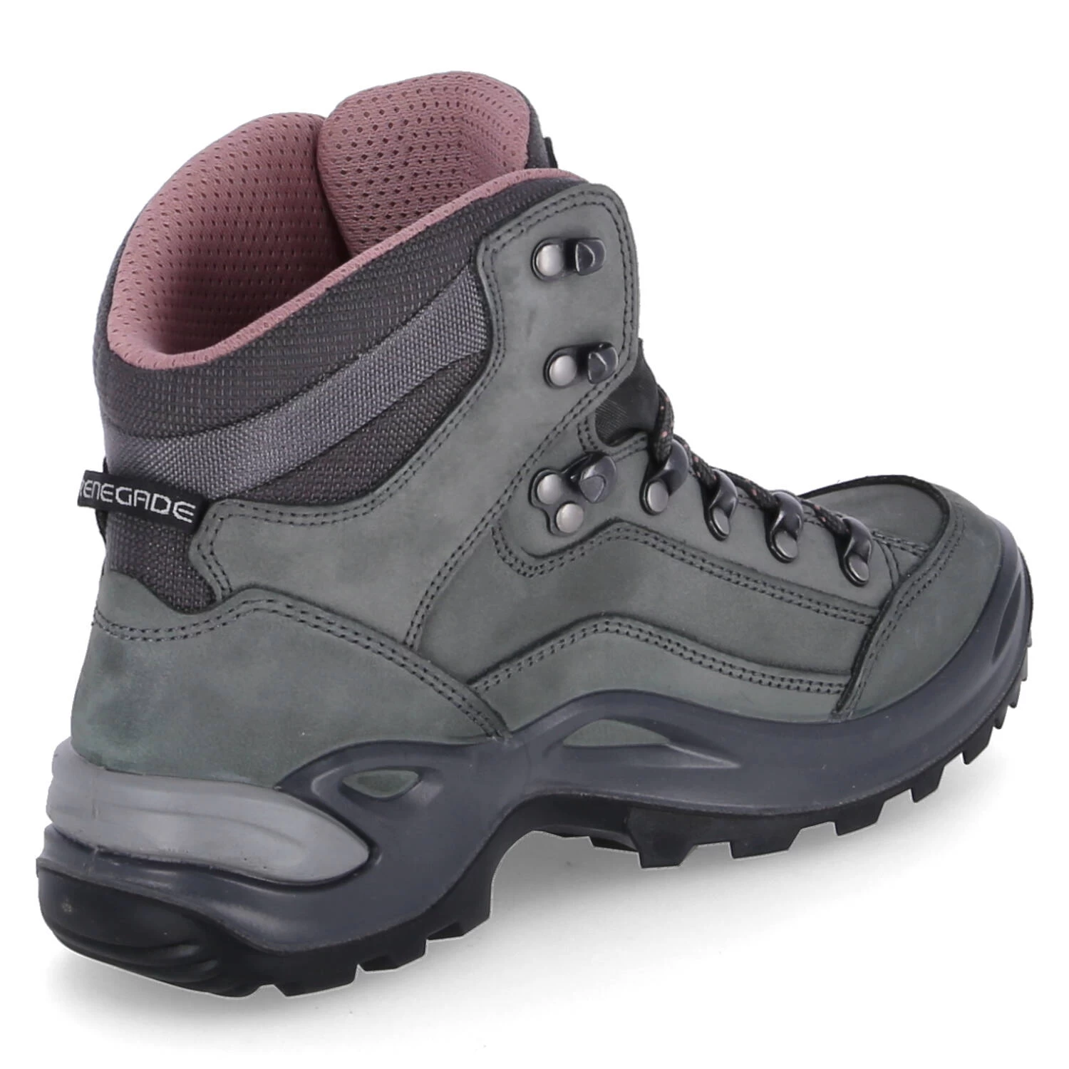 Lowa Trekkingschuhe RENEGADE GTX MID - Graphit/rosè – Bild 4