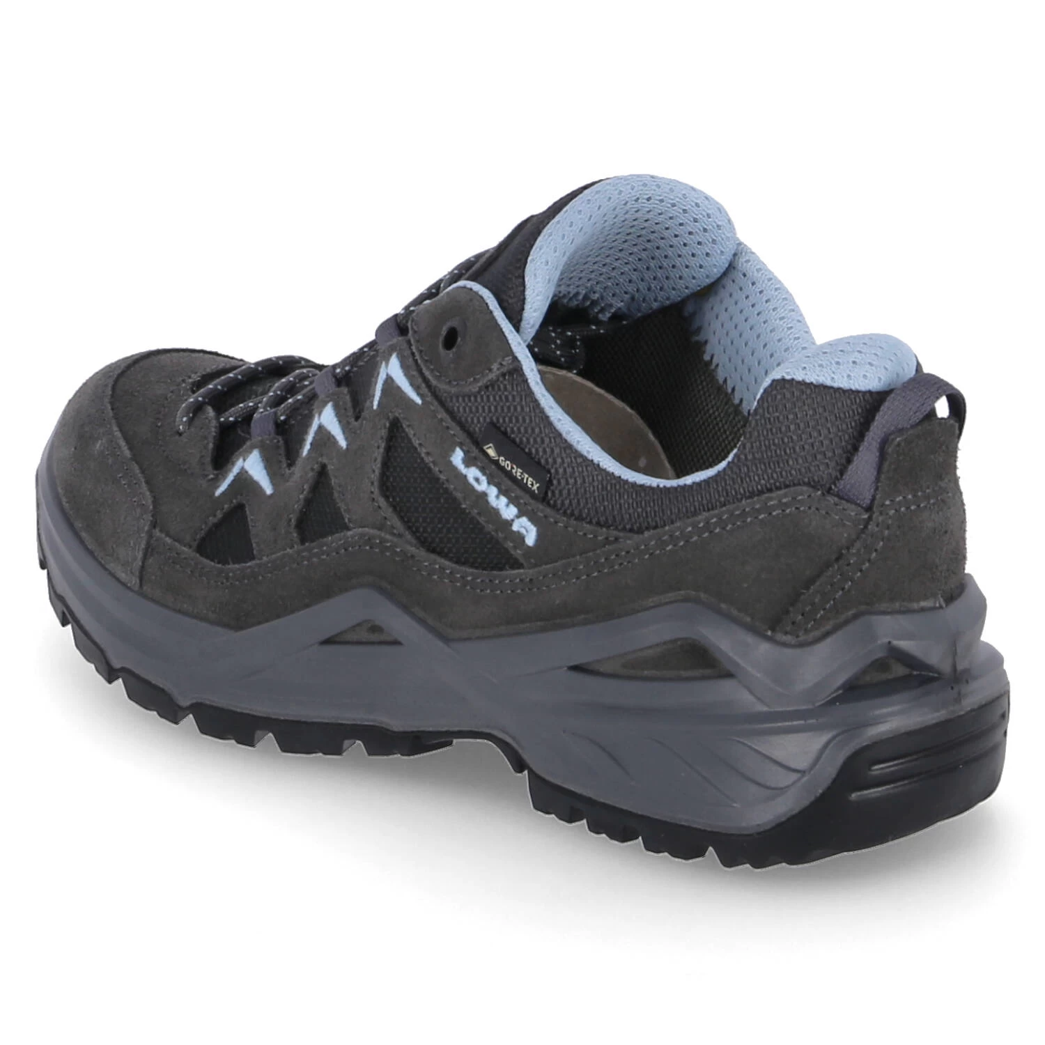 Lowa Outdoorschuhe SIRKOS EVO GTX LO - Graphit/eisblau – Bild 3