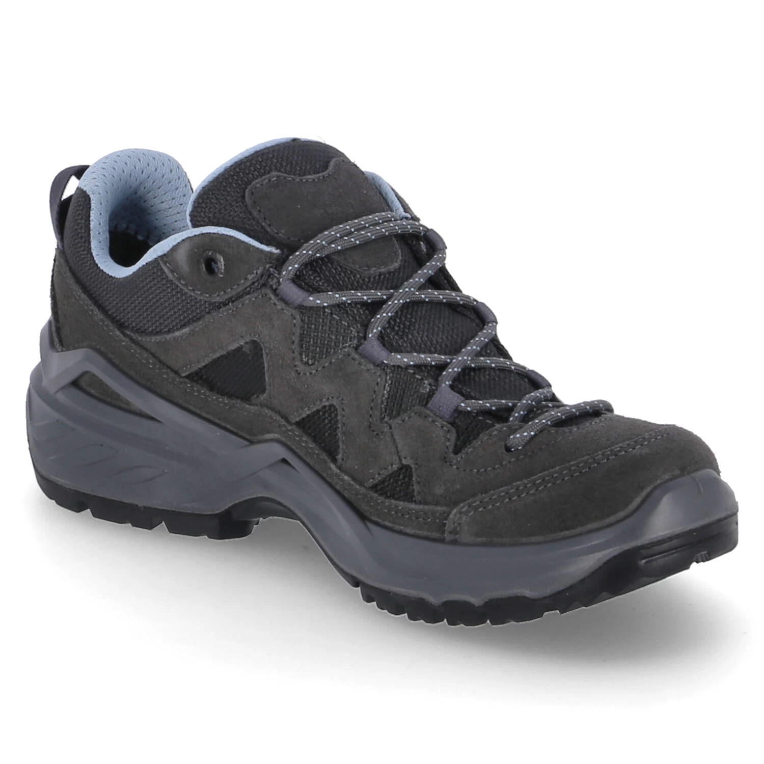 Lowa Outdoorschuhe SIRKOS EVO GTX LO - Graphit/eisblau – Bild 5