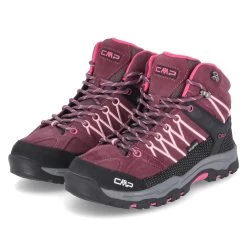 CMP Trekkingschuhe KIDS RIGEL WP - Prugna-peach