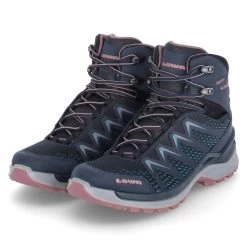 Lowa Trailrunningschuhe INNOX PRO GTX MID - Stahlblau/rose